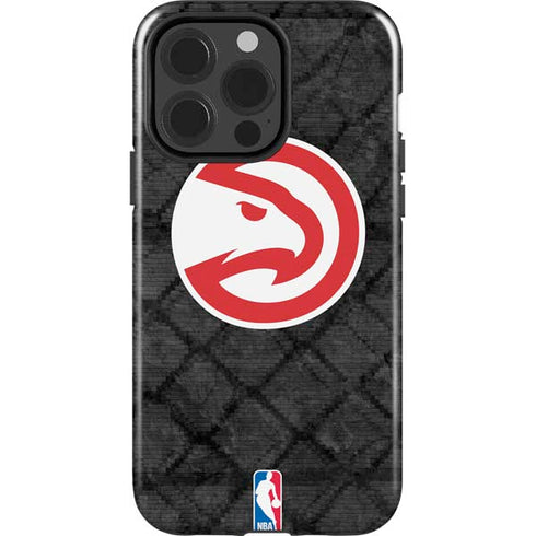 NBA Atlanta Hawks Dark Rust iPhone 15 Pro Impact Case